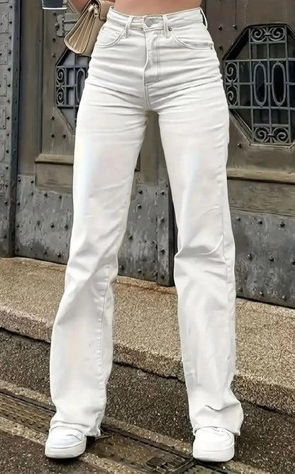 2025 European Print Slim Jeans